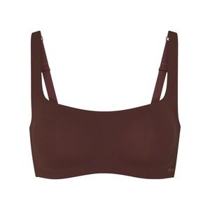 SKIMS Sculpting Scoop Neck Bra in Cocoa Size L/XL